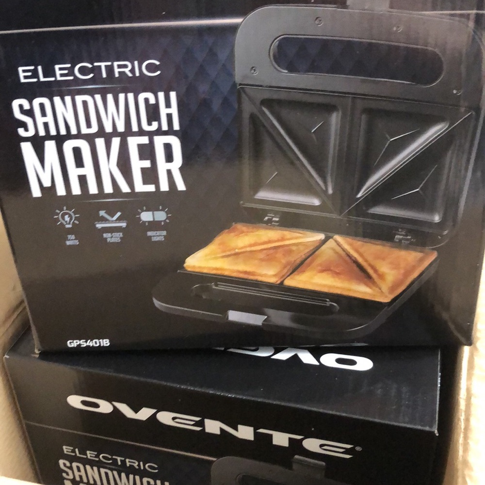 Ovente Electric Sandwich Maker